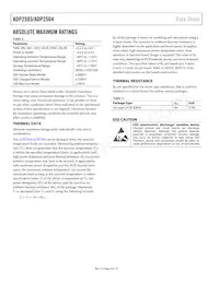ADP2503ACPZ-2.8-R7 Datasheet Page 4