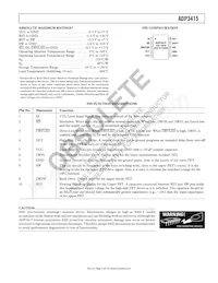 ADP3415LRMZ-REEL Datasheet Page 3