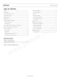 ADP5074ACPZ-R7 Datasheet Page 2