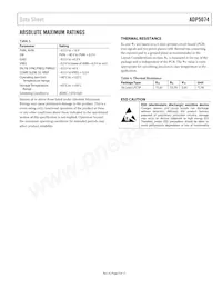 ADP5074ACPZ-R7 Datasheet Page 5