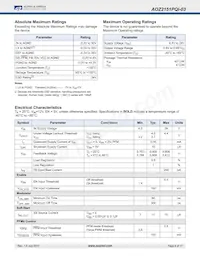 AOZ2151PQI-03 Datasheet Page 4