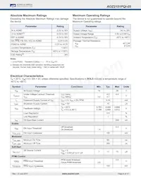 AOZ2151PQI-05 Datasheet Page 4