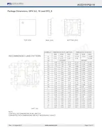 AOZ2151PQI-10 Datasheet Page 15
