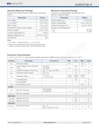 AOZ2151TQI-19 Datasheet Page 5