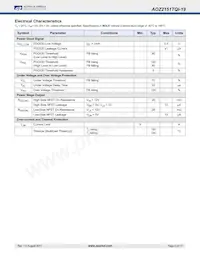 AOZ2151TQI-19 Datasheet Page 6