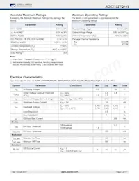 AOZ2152TQI-19 Datasheet Pagina 5