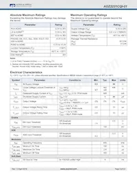 AOZ2231CQI-01 Datasheet Page 5