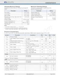 AOZ2232CQI-02 Datasheet Page 5