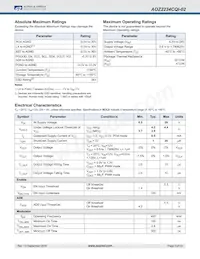 AOZ2234CQI-02 Datasheet Page 5