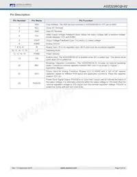 AOZ2236CQI-02 Datasheet Pagina 4