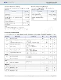 AOZ2236CQI-02 데이터 시트 페이지 5