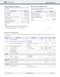 AOZ2253TQI-11 Datasheet Page 5