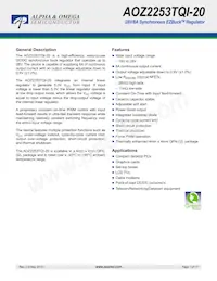 AOZ2253TQI-20 Datasheet Copertura