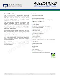 AOZ2254TQI-20 Datasheet Copertura