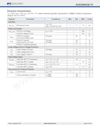 AOZ2260AQI-10 Datasheet Page 5
