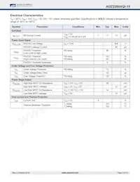 AOZ2260AQI-15 Datasheet Page 5
