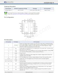 AOZ2261AQI-15 Datasheet Page 3