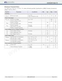 AOZ2261AQI-15 Datasheet Page 5