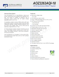 AOZ2263AQI-18 Datasheet Copertura