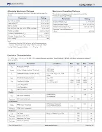 AOZ2264QI-11 Datasheet Page 5