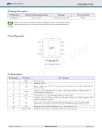 AOZ6662DI-01 Datasheet Page 2