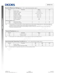 AP65211AWU-7 Datasheet Page 3