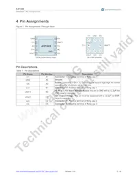 AS1302-BWLT Datasheet Pagina 3