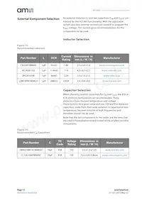 AS1383-BWLM-AD Datasheet Page 12