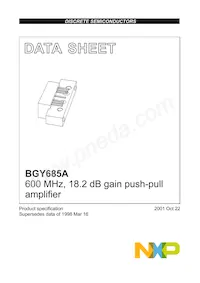 BGY685A Datasheet Cover