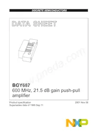 BGY687 Datasheet Cover