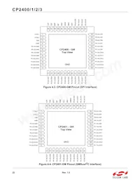 CP2401-GQR Datasheet Page 22