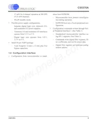 CS5376A-IQZR Datasheet Page 9