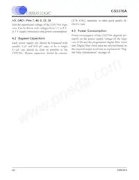 CS5376A-IQZR Datasheet Pagina 22