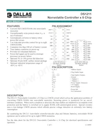 DS1211SN+T&R Datasheet Cover
