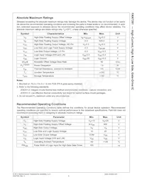 FAN7391MX Datasheet Page 4