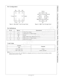 FXMA2102UMX Datasheet Page 3