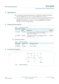 GTL2003PW Datasheet Page 2