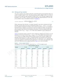 GTL2003PW Datasheet Page 7