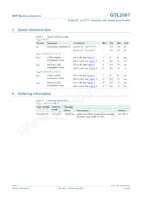GTL2007PW Datasheet Page 2