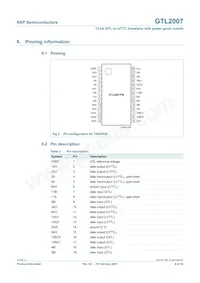 GTL2007PW Datasheet Page 4