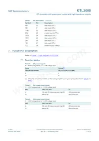 GTL2008PW Datasheet Page 5
