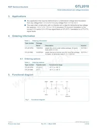 GTL2010PW/N Datasheet Pagina 2