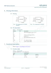 GTL2012DC Datasheet Pagina 3