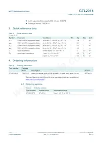 GTL2014PW Datasheet Pagina 2
