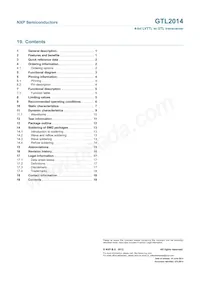 GTL2014PW Datasheet Page 19