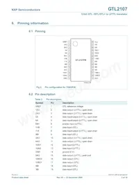 GTL2107PW Datasheet Page 3