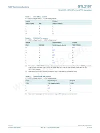 GTL2107PW Datasheet Page 5