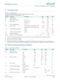 GTL2107PW Datasheet Page 7