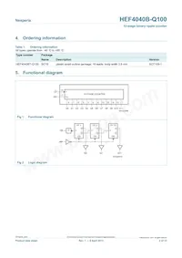 HEF4040BT-Q100J Datasheet Page 2
