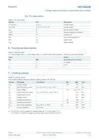 HEF4060BT Datasheet Page 3